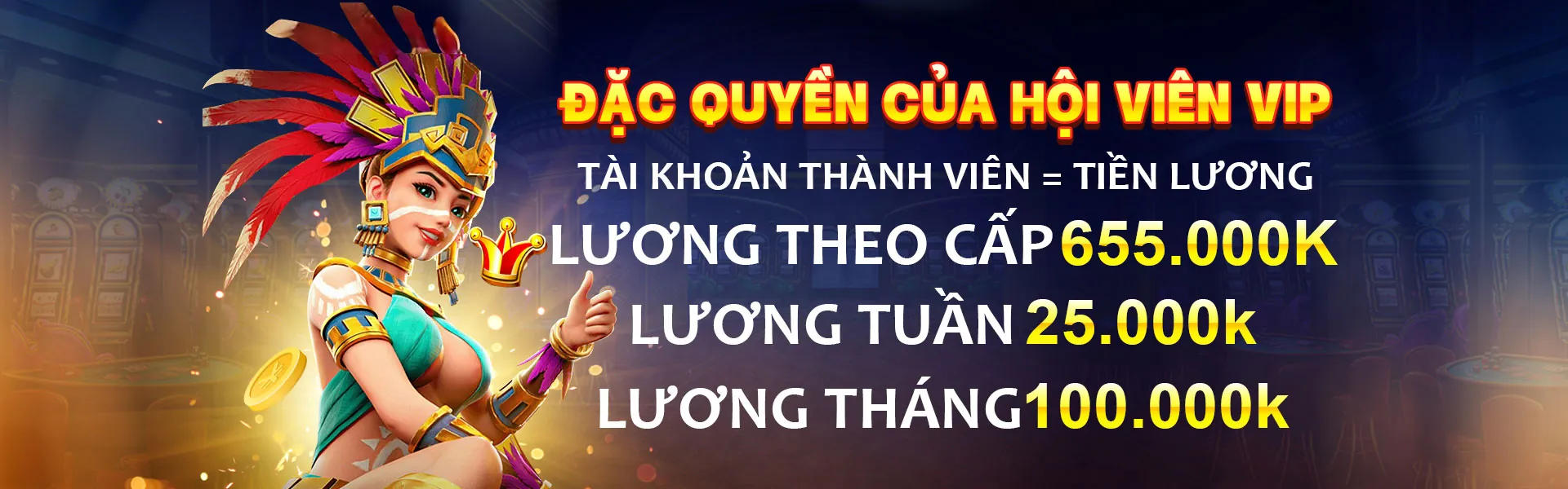 Hình ảnh chương trình VIP OK22 với các ưu đãi độc quyền và lợi ích thành viên cao cấp